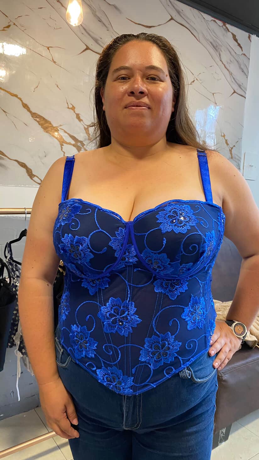 Corset Oro Azul
