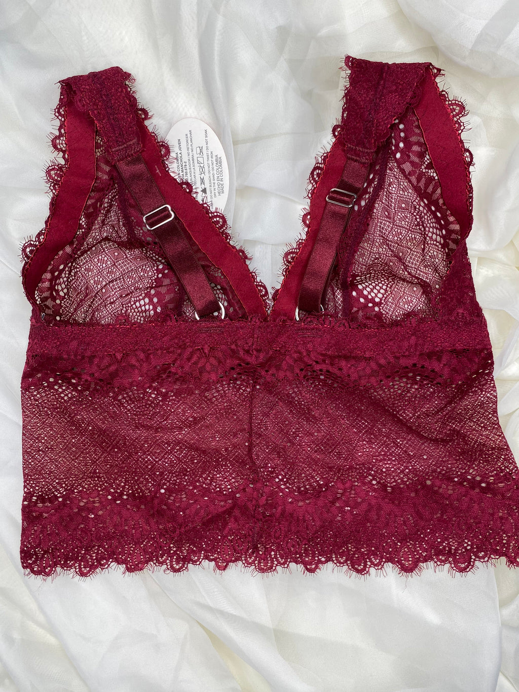Cropt Top Vinotinto Talla 38/40