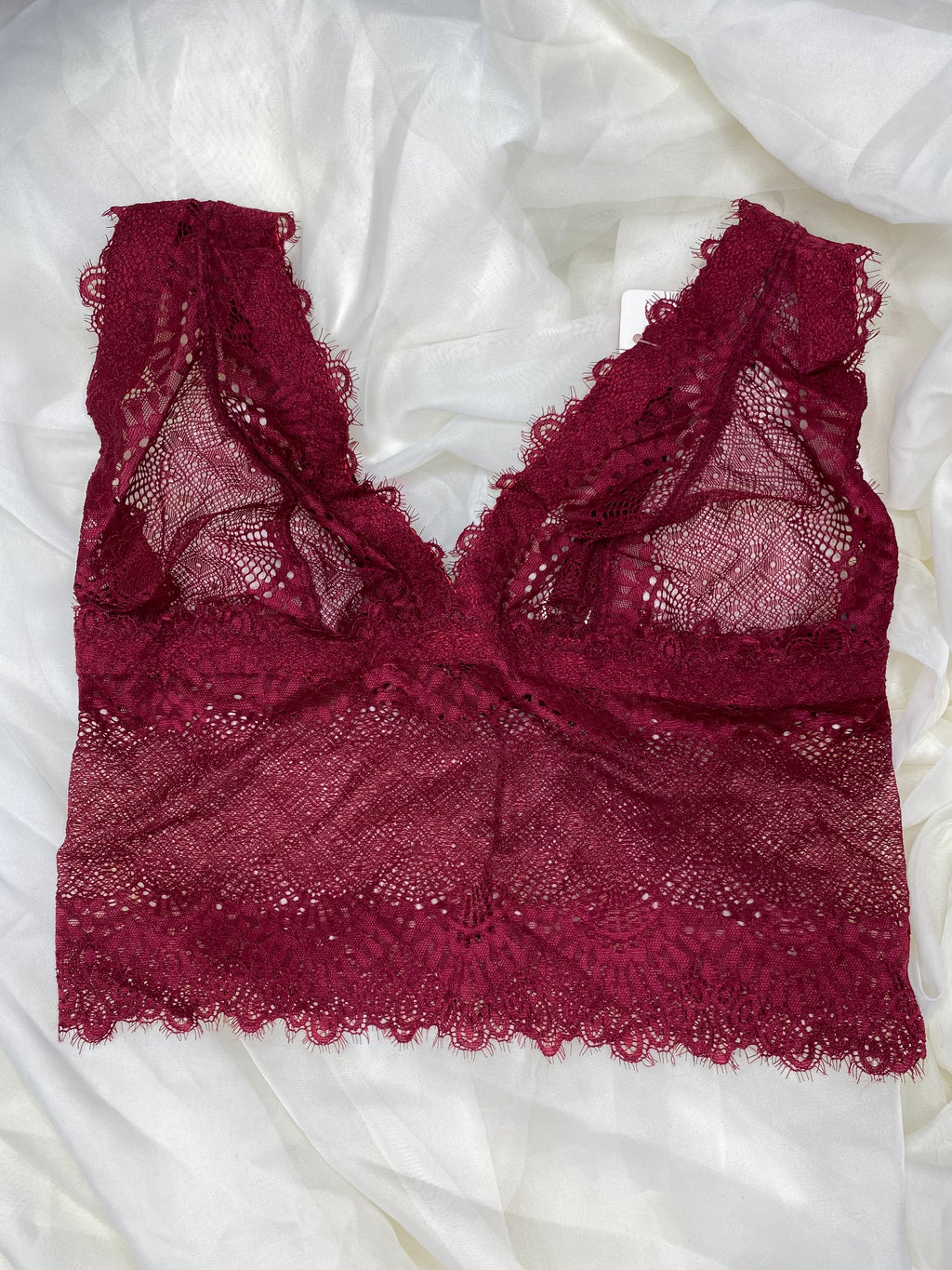 Cropt Top Vinotinto Talla 38/40