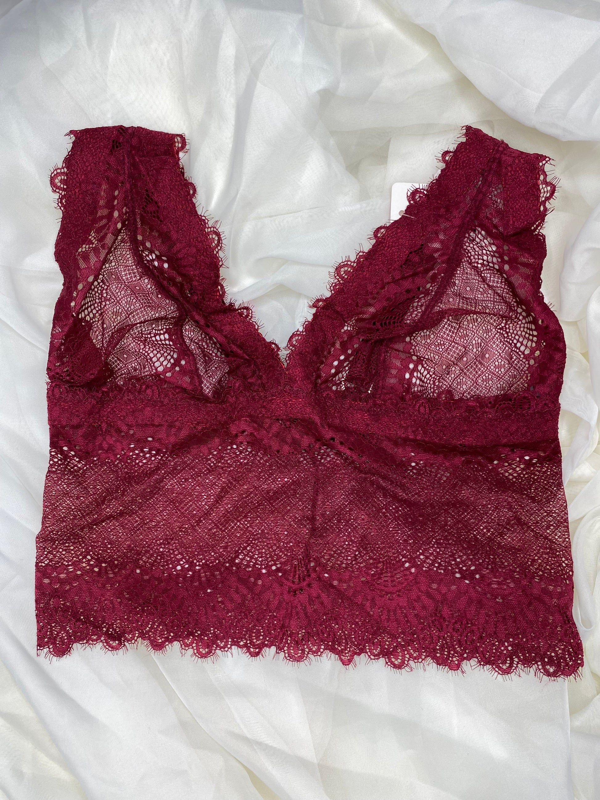 Cropt Top Vinotinto Talla 38/40