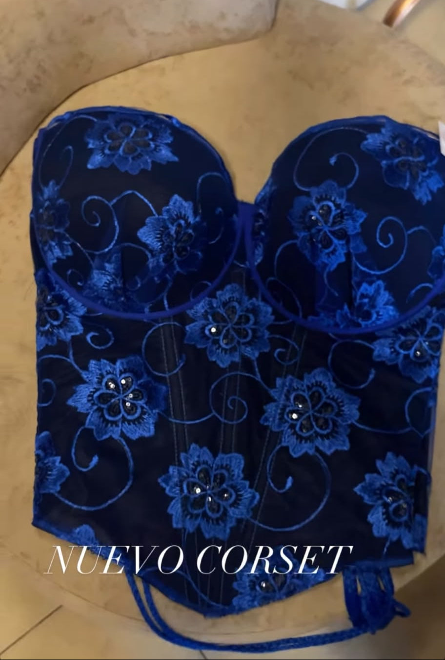 Corset Oro Azul