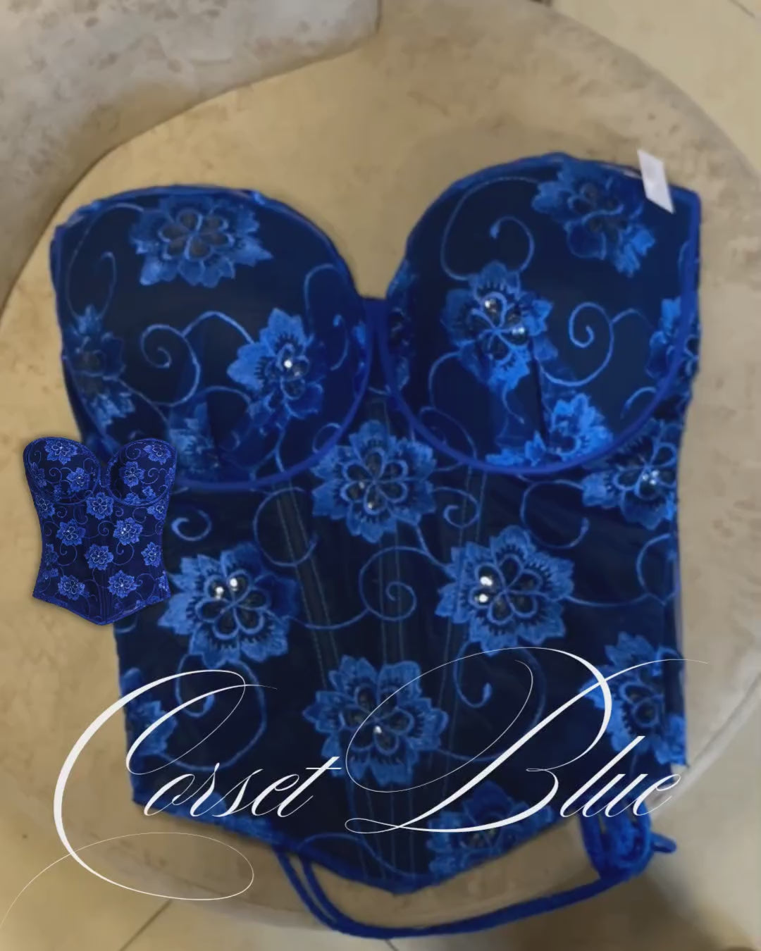 Corset Oro Azul